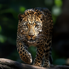 Fototapeta premium portrait of a leopard