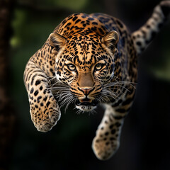 Obraz premium portrait of a leopard