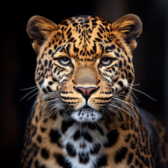 Obraz premium portrait of a leopard