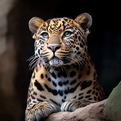 Obraz premium portrait of a leopard