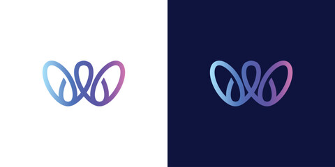  w letter icon design