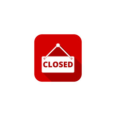 Closed icon isolated on transparent background