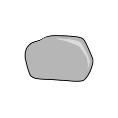 river stone vector element