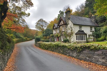 A beautiful shot of a house