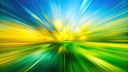 Obraz premium Colorful abstract background featuring bright yellow, green, and blue hues
