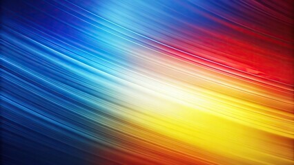 Colorful abstract background with blue, red, and yellow gradient Depth of Field