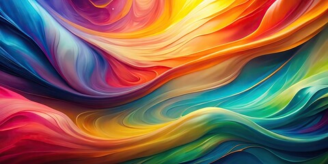 Obraz premium Colorful abstract painting with a smooth and silky texture