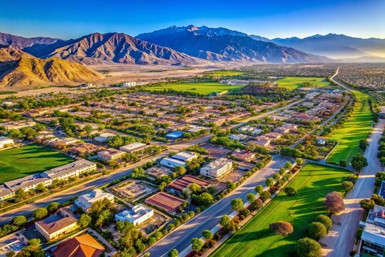 Aerial View of Indio California - Location Insights and Scenic Landscapes