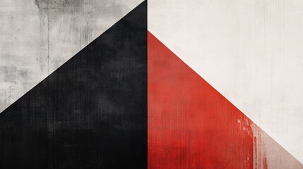 Minimalist Abstract Art With Bold Geometric Shapes and Textures