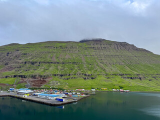 Obraz premium Seyðisfjörður town landscape, Iceland