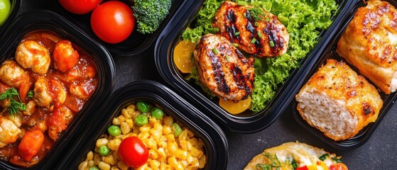Delicious ready-to-eat meal packages
