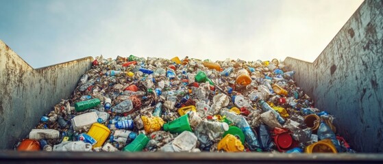 Recycling waste management and environmental impact