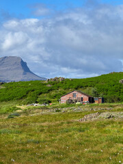 Hiking in Dj&uacute;pivogur, Iceland