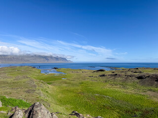 Hiking in Dj&uacute;pivogur, Iceland