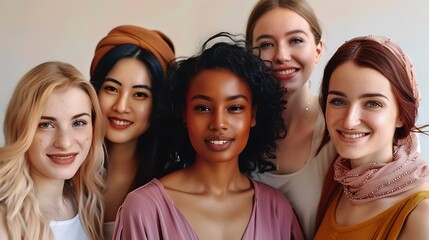 International Womens Day Poster, InspireInclusion, Group Portrait Shot, Womens Day, Inclusion