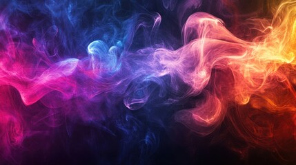Abstract Smoke Art
