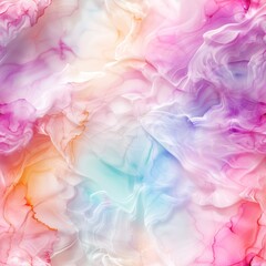 Fototapeta premium A vibrant, abstract background featuring soft swirls of pink, purple, and orange colors, creating a dreamy, ethereal effect.