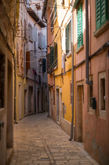 Fototapeta premium Alley without people