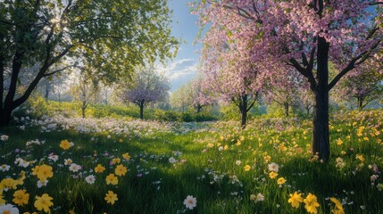 Obraz premium Springtime Meadow