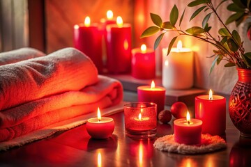 Chroma Therapy Red Light Therapy in a Serene Low Light Environment for Wellness and Relaxation