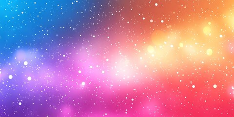 Fototapeta premium Abstract colorful gradient with stars and light effects.