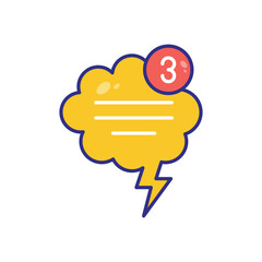 Text Message vector icons stock illustration