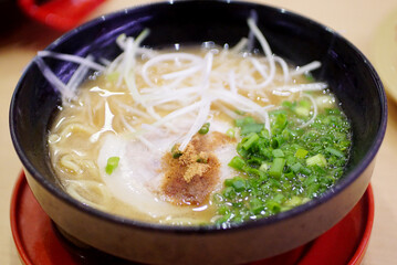 Japanese soup close up shot, Food background