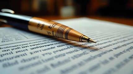 Professionals reviewing printed documents with highlighted sections of the annual performance summary