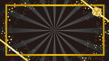 ブラックフライデーの壁紙に使える可愛いバナー背景イラスト