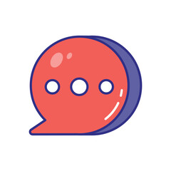 Fototapeta premium Message vector icons stock illustration