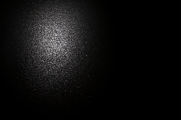 Obraz premium Extensive black background with grainy texture 