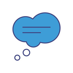 Speech Bubble vector icons stock illustration