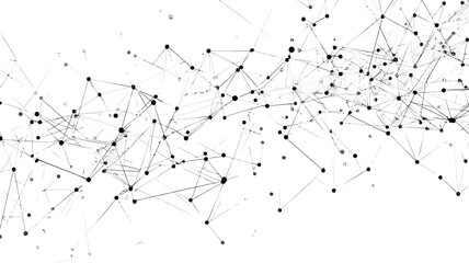 Abstract polygonal space low poly dark background with connecting dots and lines. Connection structure. 3d rendering 