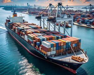 container cargo freight ship