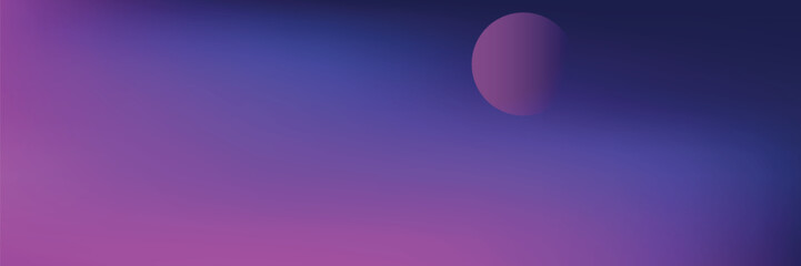 Modern purple background with circle and circle line elements. Vector illustration