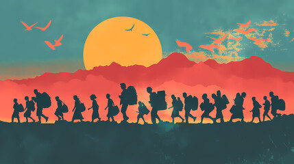 Fototapeta premium halloween background with pumpkins