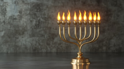 Fototapeta premium burning candles in a church