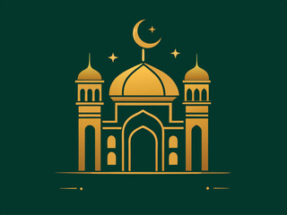 taj mahal vector illustration