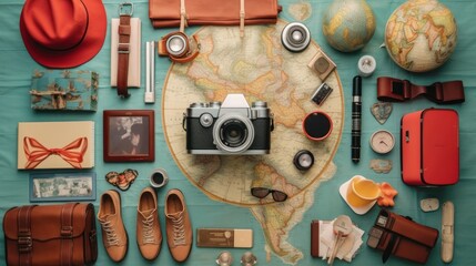 Travel Essentials: A Flatlay of Adventure