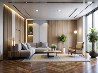 Fototapeta premium Modern Minimalist Baseboard Styles for Contemporary Interiors