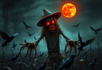 Fototapeta premium The Scarecrow's Revenge