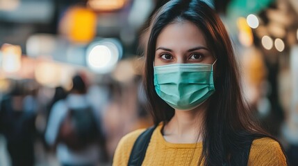 Public health awareness campaigns promoting vaccinations and health precautions during a global pandemic