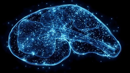 Detailed Digital of a Robust,Healthy Human Liver X-Ray