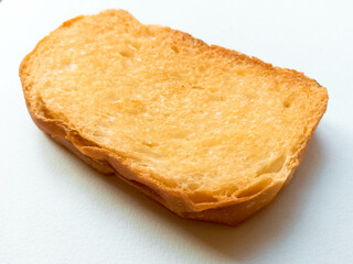 Crunchy Rusks or toasts isolated on white background