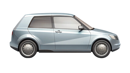 Obraz premium car isolated on white background, perfect for vehicle design projects