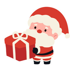 Santa claus hand drawn illustration