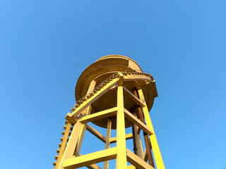 Low angle shot of municipal water tank
