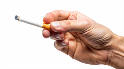 hand with cigarette