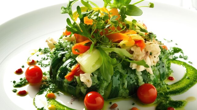 Rare and unique vegetables featured in dishes that push the boundaries of traditional cooking.