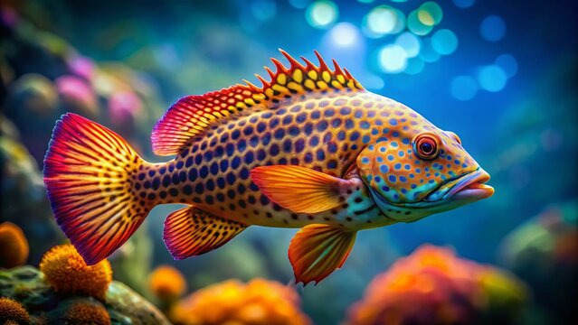 Stunning Macro Photography of a Foxfish in Its Natural Habitat